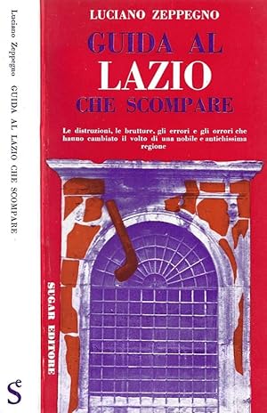 Bild des Verkufers fr Guida al Lazio che scompare zum Verkauf von Biblioteca di Babele