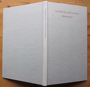 Seller image for Kasimir Edschmid Bibliographie. for sale by Antiquariat Roland Ggler
