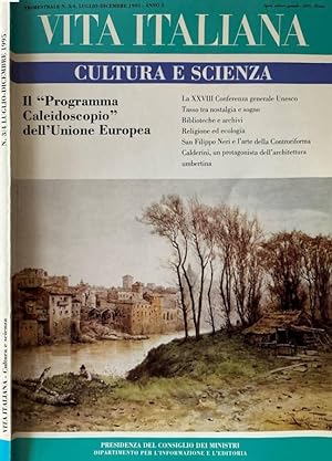 Bild des Verkufers fr Vita italiana anno X, n 3/4, 1995 Cultura e scienza zum Verkauf von Biblioteca di Babele