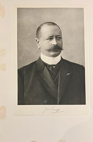 Original lithography ca 1913 | Jean (Johannes) Loeff, ancien ministre de la Justice, oud minister...