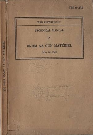 37 - MM AA Gun Matèriel May 16, 1942
