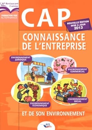 Image du vendeur pour CAP Connaissance de l'Entreprise - Christiane Balanger mis en vente par Book Hmisphres
