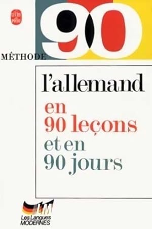 L'allemand en 90 le?ons et en 90 jours - Alphonse Jenny