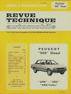 Peugeot 505 diesel - Collectif