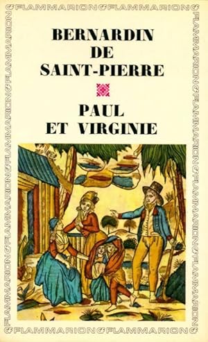 Imagen del vendedor de Paul et Virginie - Jacques-Henri Bernardin de Saint Pierre a la venta por Book Hmisphres