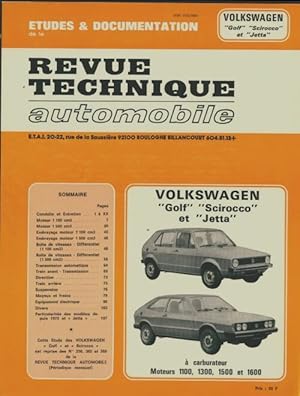 Volkswagen Golf, Scirocco et Jetta - Collectif