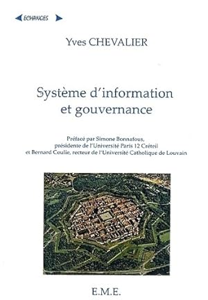 Syst?me d'information et gouvernance - Yves Chevalier