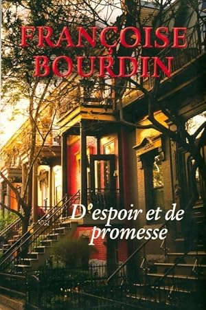 Imagen del vendedor de D'espoir et de promesse - Fran?oise Bourdin a la venta por Book Hmisphres