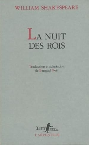 Image du vendeur pour La nuit des rois - William Shakespeare mis en vente par Book Hmisphres