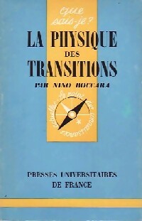 Seller image for La physique des transitions - Nino Boccara for sale by Book Hmisphres