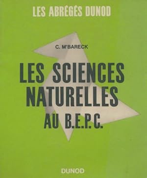 Les sciences naturelles au BEPC - Christiane M'Bareck