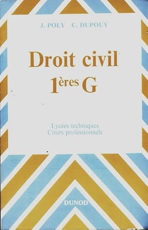 Droit civil 1?res G - J. Poly