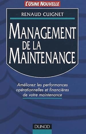 Management de la maintenance - Guignet