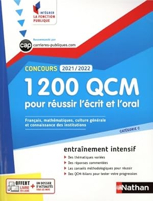 1 200 QCM pour r ussir l' crit et l'oral 2021-2022 - N 5 . 2021 - Pascal Berthet