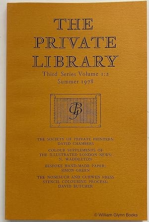 The Private Library Third Series Volume 1: 2 Summer 1978