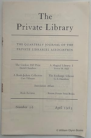 The Private Library Number 26 April 1963