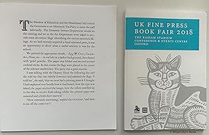 Imagen del vendedor de Catalogue of Exhibitors. UK Fine Press Book Fair 24/25 March 2018 a la venta por William Glynn