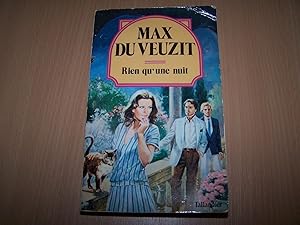 Imagen del vendedor de Rien qu'une nuit (Collection Max Du Veuzit) a la venta por Dmons et Merveilles