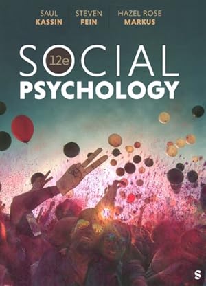 Imagen del vendedor de Social Psychology a la venta por GreatBookPrices