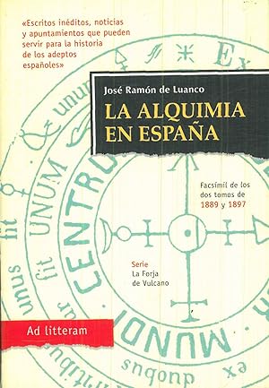 Bild des Verkufers fr LA ALQUIMIA EN ESPAA zum Verkauf von LIBRERIA ANTICUARIO BELLVER MADRID