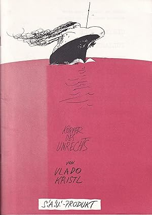 Seller image for Koerper Des Unrechts Von Vlado Kristl for sale by Stefan Schuelke Fine Books