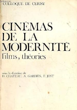 Immagine del venditore per Cinmas de la modernit films, thories - Colloque de Cerisy. venduto da Le-Livre