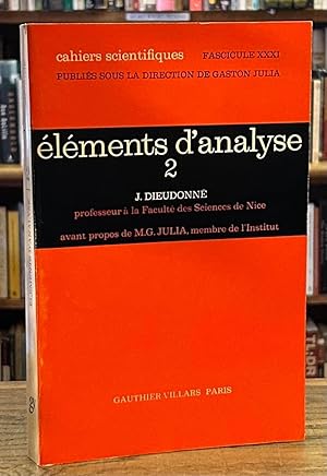 elements d'analyse tome II