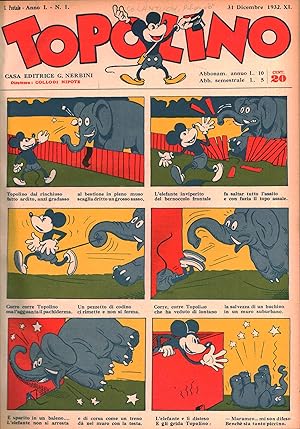 Seller image for Topolino 1932-1933 (2 Volumi. Numeri 1-53) for sale by Di Mano in Mano Soc. Coop