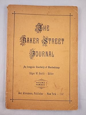 Bild des Verkufers fr The Baker Street Journal An Irregular Quarterly of Sherlockiana Volume 2 Number 1 zum Verkauf von WellRead Books A.B.A.A.