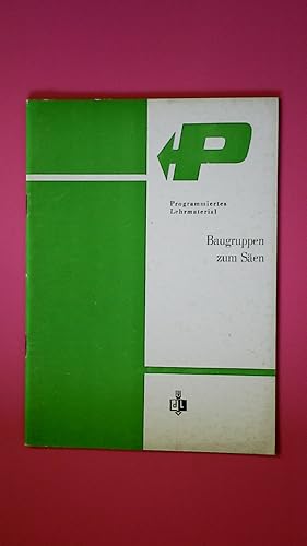 Seller image for BAUGRUPPEN ZUM SEN. Smechanismen d. Drillmaschine u. d. Einzelkornsmaschine for sale by HPI, Inhaber Uwe Hammermller