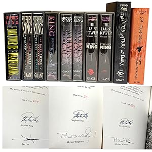 Seller image for Stephen King "The Dark Tower" Volumes III-VII, "The Little Sisters Of Eluria", "The Wind Through The Keyhole", Signed Limited Edition No. 234, Matching Numbers Set, 9 Books In 12 Volumes for sale by veryfinebooks