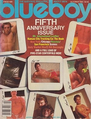 Blueboy Fifth Anniversary, Volume 48, October 1980