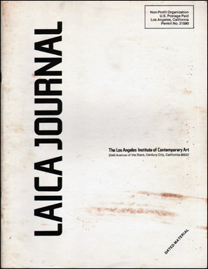 Bild des Verkufers fr Journal [LAICA Journal], No. 10 (March - April 1976) zum Verkauf von Specific Object / David Platzker