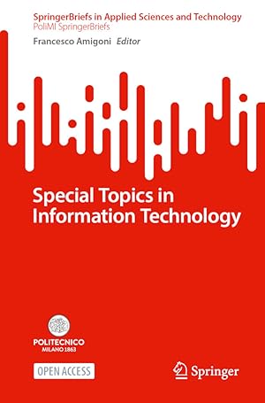 Immagine del venditore per Special Topics in Information Technology venduto da moluna