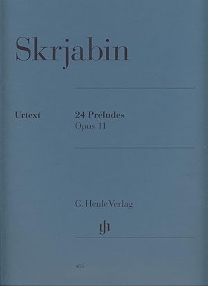 Image du vendeur pour SCRIABIN - Preludios (24) Op.11 para Piano (Urtext) mis en vente par Mega Music
