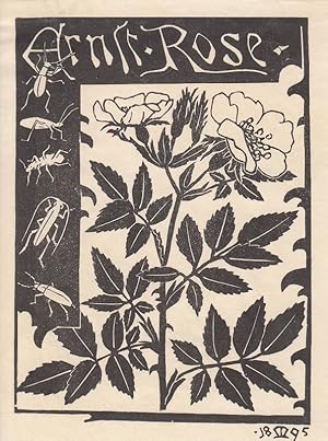 Imagen del vendedor de Ernst Rose. Rose und fnf Insekten. a la venta por Antiquariat  Braun