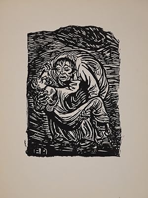 Seller image for 'Barmherziger Samariter'. Holzschnitt, in der Platte monogrammiert. for sale by Antiquariat  Braun