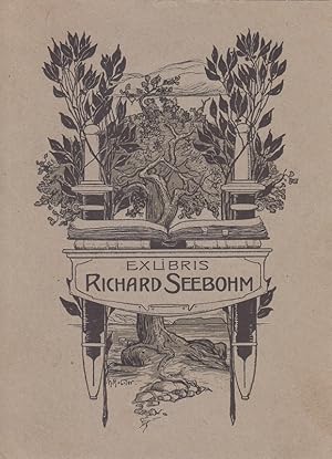 Ex Libris Richard Seebohm. Baum, Buch und Pflanzen.