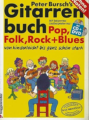 Bild des Verkufers fr Gitarrenbuch 1. Mit DVD und CD: Das populrste Gitarrenbuch ohne Noten! Von kinderleicht bis ganz schn stark. Pop, Folk, Rock und Blues zum Verkauf von montanbuch