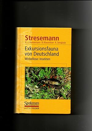 Bild des Verkufers fr Stresemann, Exkursionsfauna von Deutschland Band 2 - Wirbellose: Insekten zum Verkauf von sonntago DE