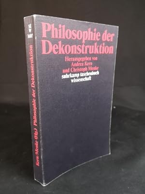 Seller image for Philosophie der Dekonstruktion: Zum Verhltnis von Normativitt und Praxis (suhrkamp taschenbuch wissenschaft) for sale by ANTIQUARIAT Franke BRUDDENBOOKS