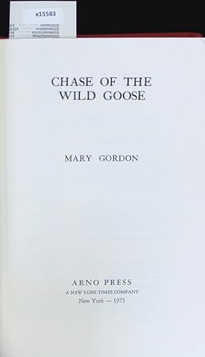 Seller image for Chase of the Wild Goose. for sale by Antiquariat Bookfarm