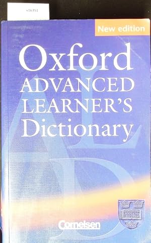 Immagine del venditore per Oxford advanced learner's dictionary of current English. venduto da Antiquariat Bookfarm