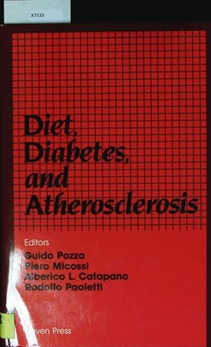 Seller image for Diet Diabetes, and Atherosclerosis. for sale by Antiquariat Bookfarm