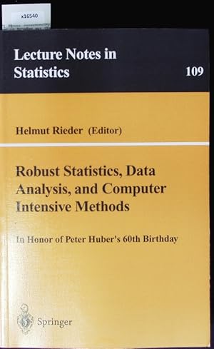 Imagen del vendedor de Robust statistics, data analysis, and computer intensive methods. a la venta por Antiquariat Bookfarm