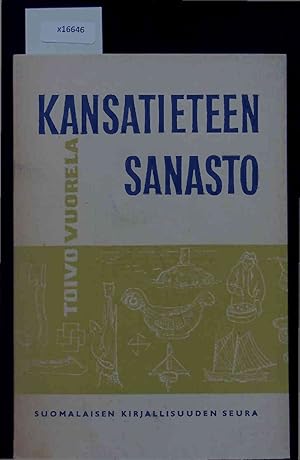 Bild des Verkufers fr Kansatieteen Sanasto. zum Verkauf von Antiquariat Bookfarm