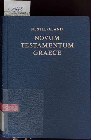Imagen del vendedor de Novum Testamentum Graece. Nestle-Aland a la venta por Antiquariat Bookfarm