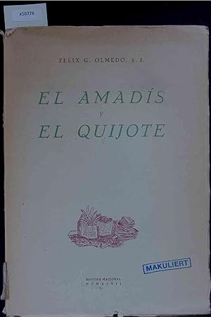 Imagen del vendedor de El Amadis y el Quijote. a la venta por Antiquariat Bookfarm