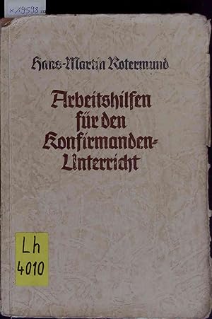 Seller image for Arbeitshilfen fr den konfirmandenunterricht. for sale by Antiquariat Bookfarm