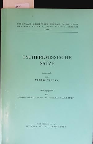 Imagen del vendedor de Tscheremissische Stze. Suomalais-Ugrilaisen Seuran Toimituksia 163. a la venta por Antiquariat Bookfarm